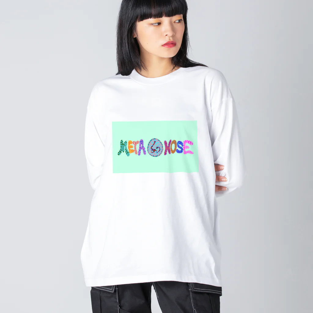 I AM METANOのMETANOSE COLORFUL2 Big Long Sleeve T-Shirt