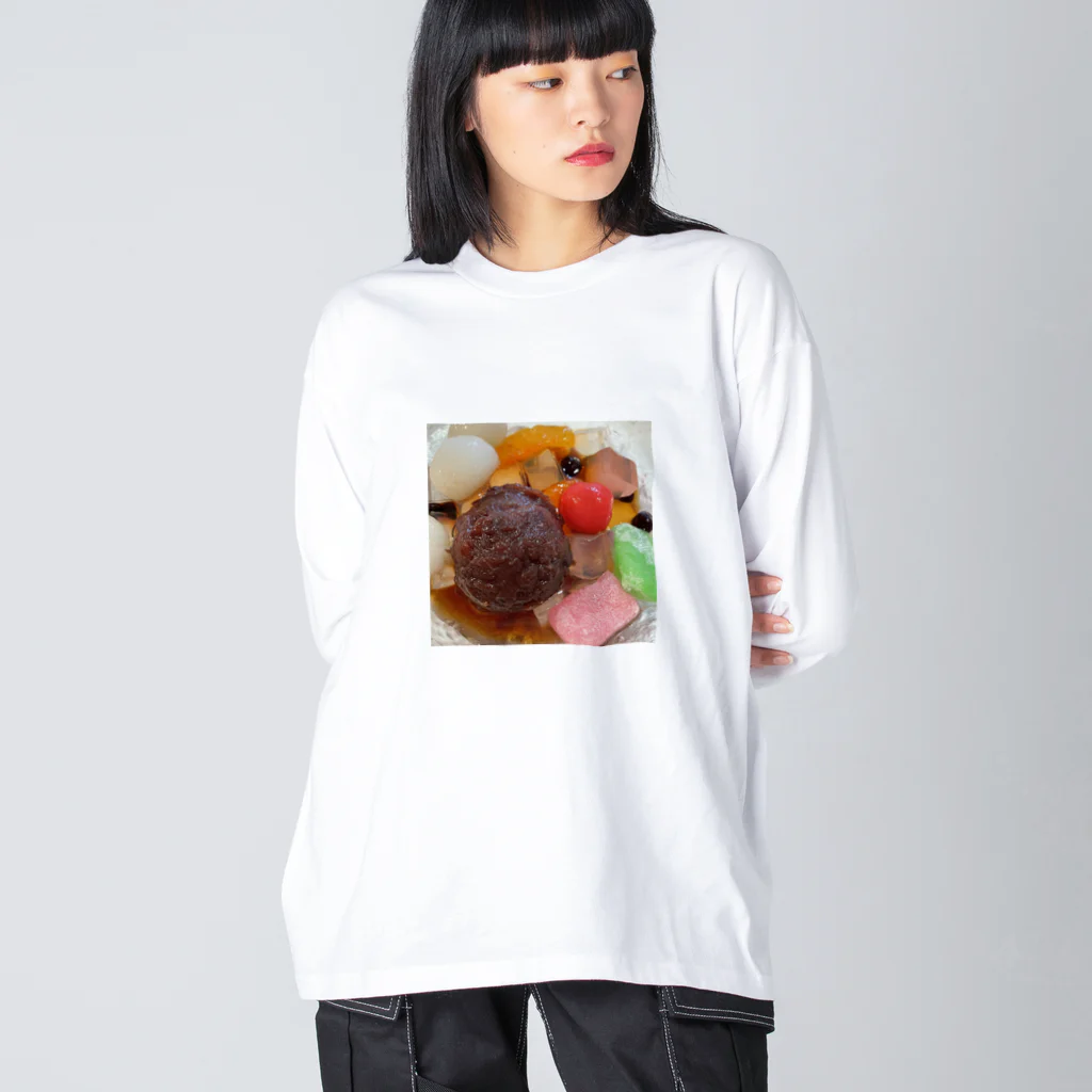 あゆのしおやきの白玉あんみつ Big Long Sleeve T-Shirt