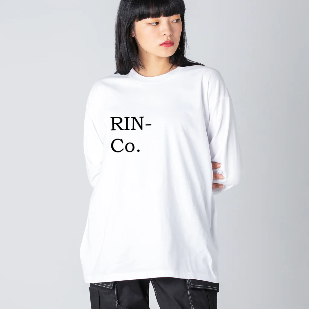 konkonkunのRIN-Co. ブランド ビッグシルエットロングスリーブTシャツ