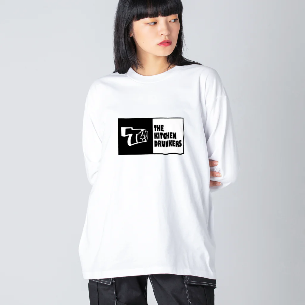 The Kitchen DrunkersのTKD  sticker　series Big Long Sleeve T-Shirt