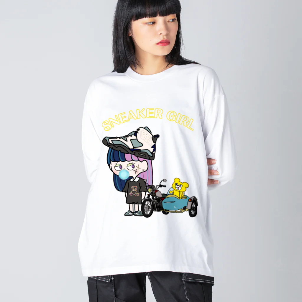 SNEAKER GIRLのSNEAKER  GIRL Big Long Sleeve T-Shirt