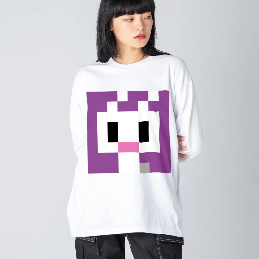 bbb ozika dddのusachan?(rabbit✖️purple) Big Long Sleeve T-Shirt