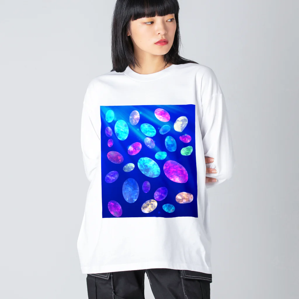 R☆worldの水中の宝石 Big Long Sleeve T-Shirt