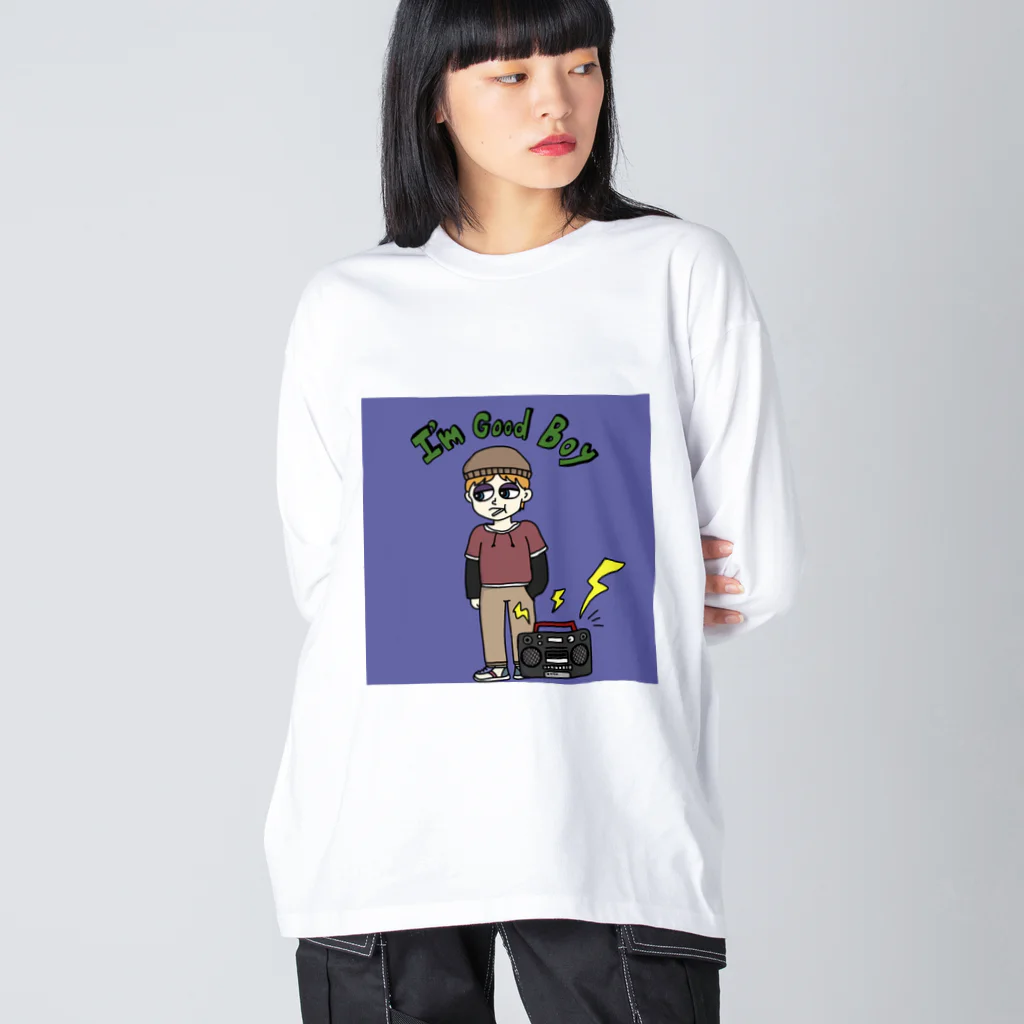 miuのGood boy君 ビッグシルエットロングスリーブTシャツ