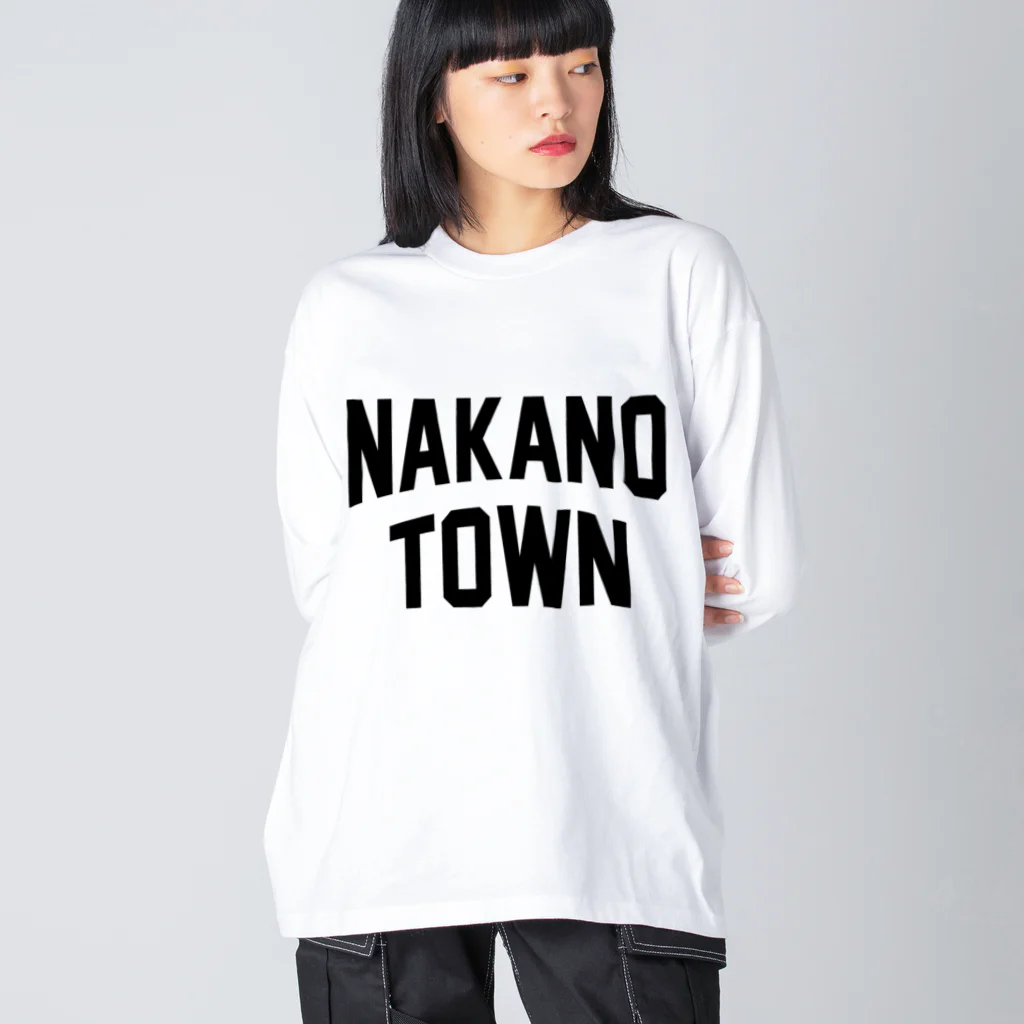 JIMOTOE Wear Local Japanの中能登町市 NAKANO CITY Big Long Sleeve T-Shirt