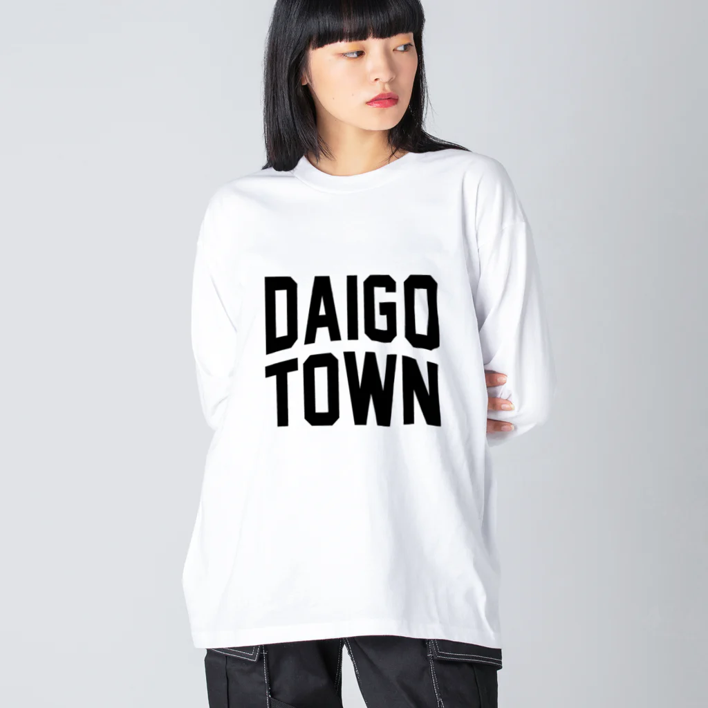 JIMOTOE Wear Local Japanの大子町 DAIGO TOWN Big Long Sleeve T-Shirt