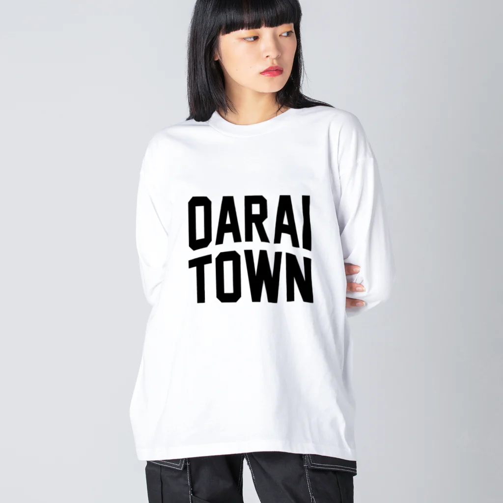 JIMOTOE Wear Local Japanの大洗町 OARAI TOWN ビッグシルエットロングスリーブTシャツ