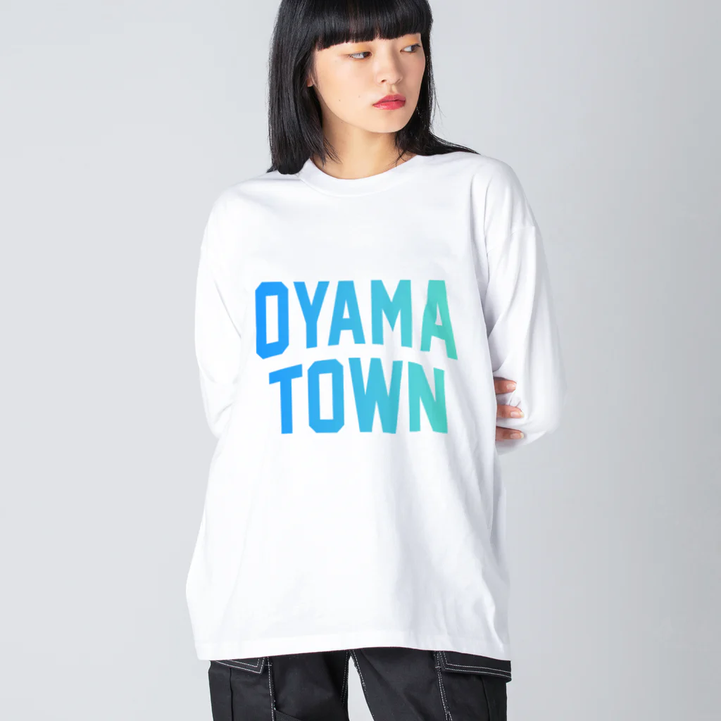 JIMOTOE Wear Local Japanの大山町 OYAMA TOWN Big Long Sleeve T-Shirt