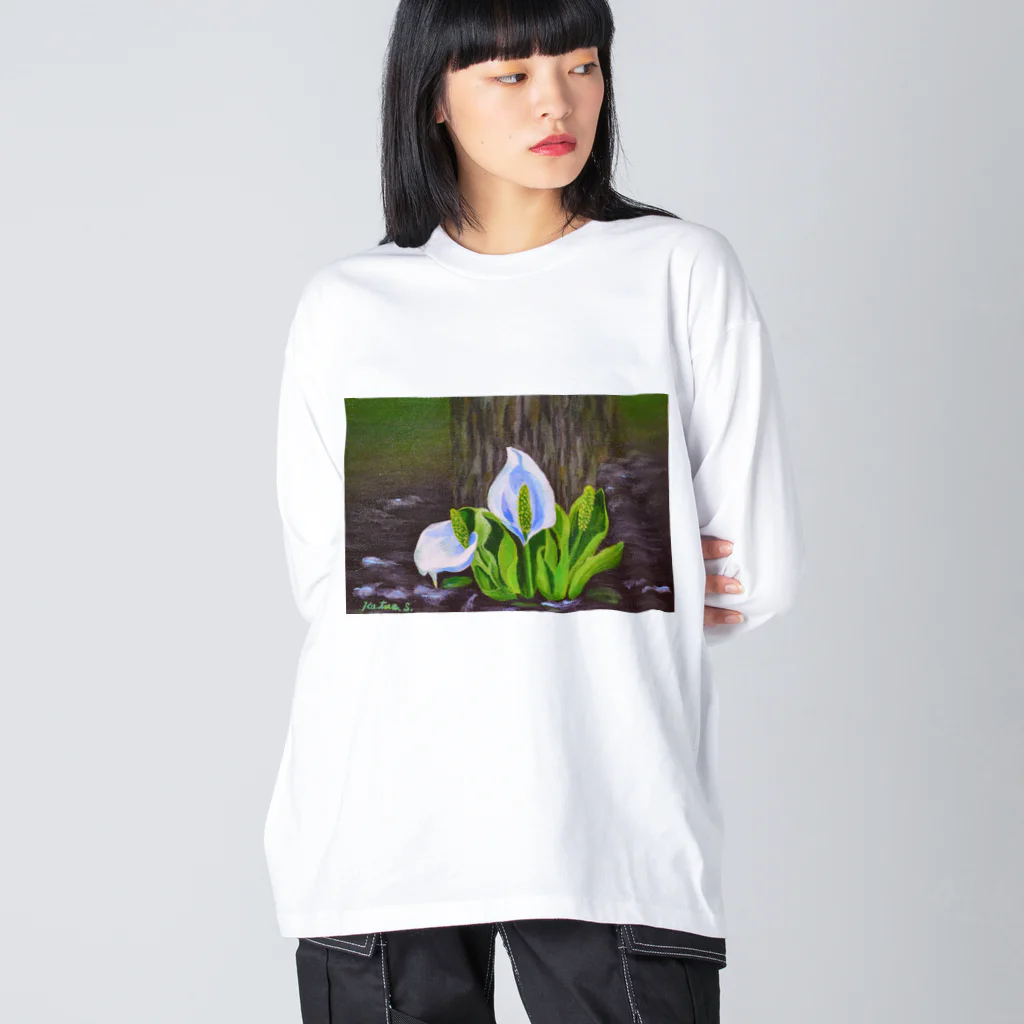 Proteaの水芭蕉 Big Long Sleeve T-Shirt