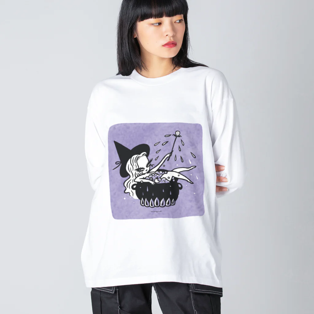 Mizna WadaのBlack Cauldron ビッグシルエットロングスリーブTシャツ