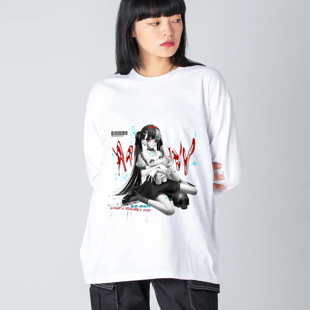 ベロベロ👅🩸のツートンちゃん(仮) Big Long Sleeve T-Shirt