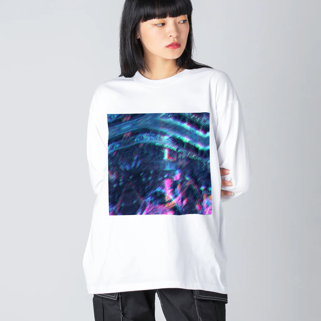 egg Artworks & the cocaine's pixの『残像ハ.夏ノ.』 Big Long Sleeve T-Shirt