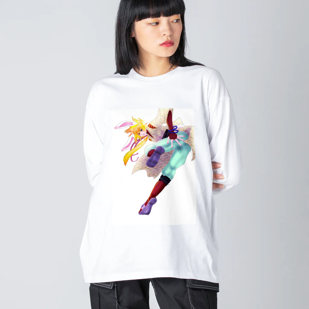 C-Earthのうさみみ兄さん Big Long Sleeve T-Shirt