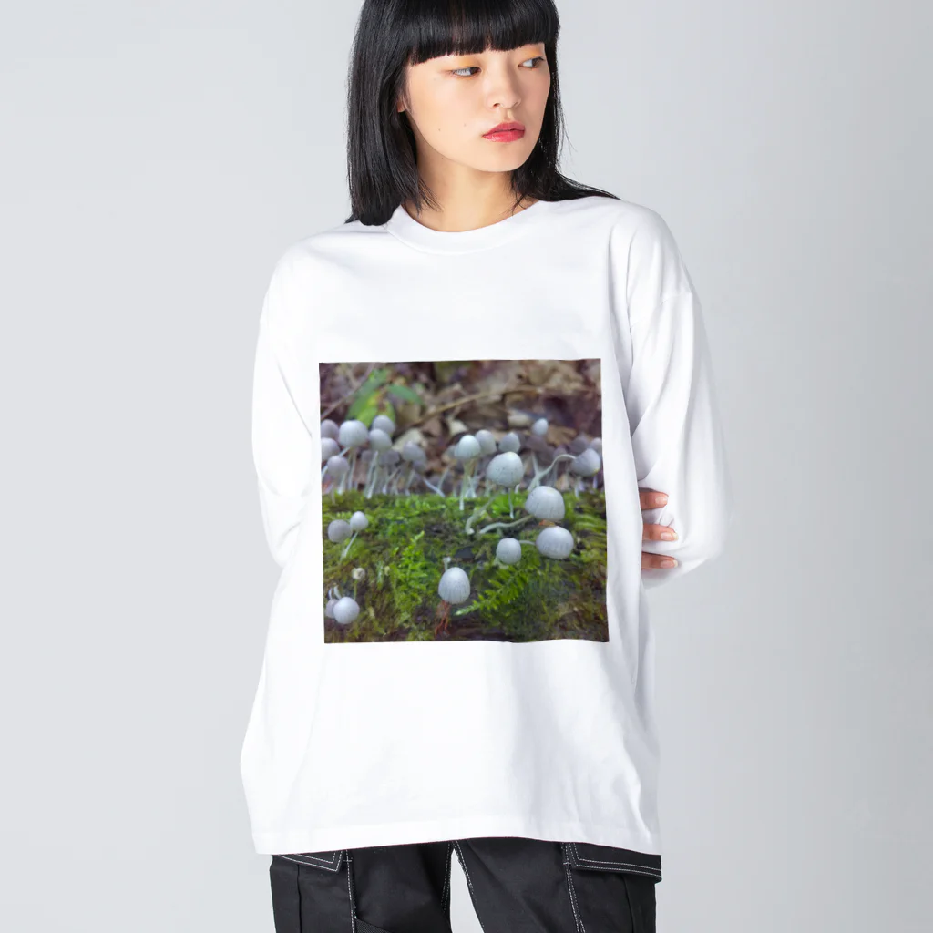 ミクロの不思議の国のキノコちゃん Big Long Sleeve T-Shirt