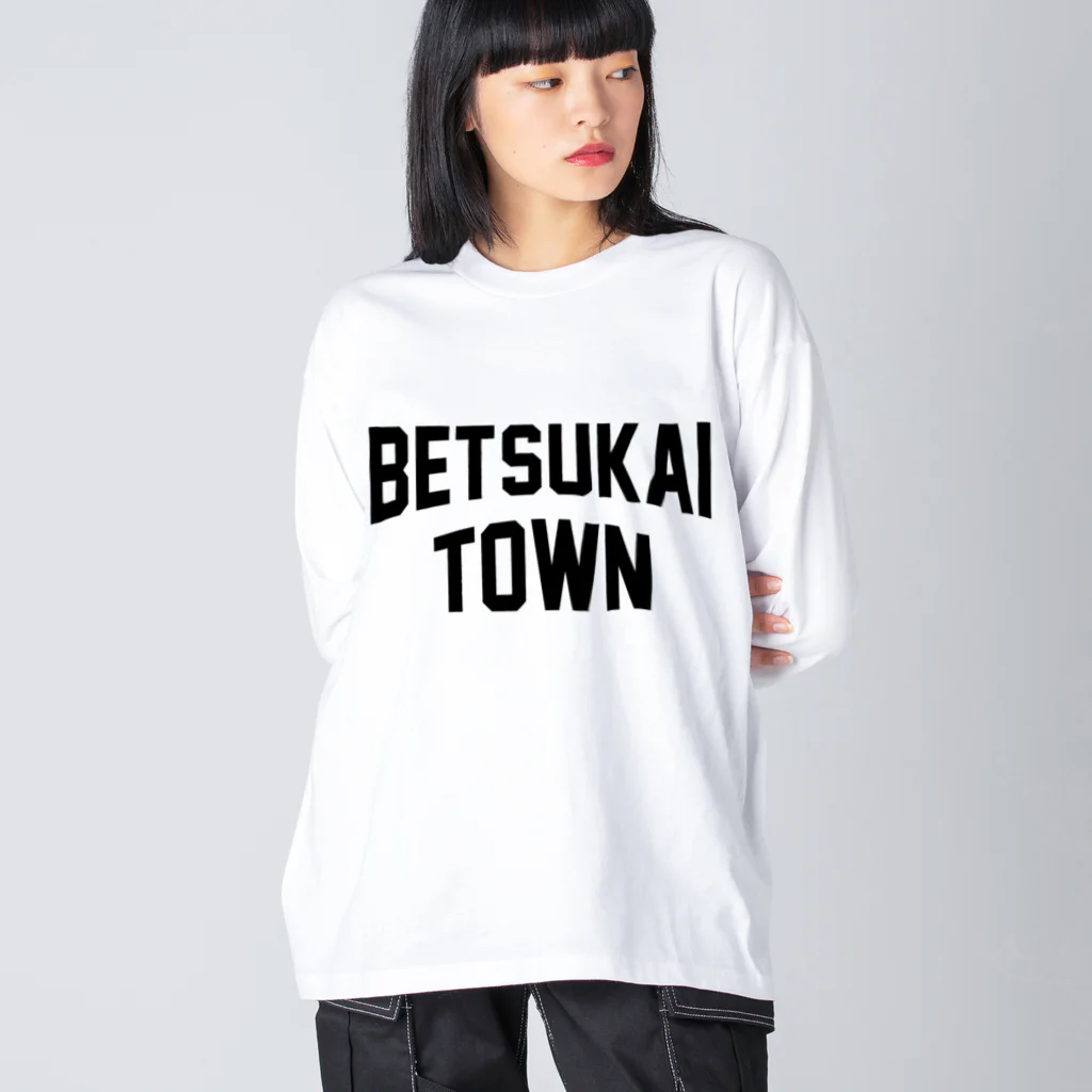 JIMOTOE Wear Local Japanの別海町 BETSUKAI TOWN ビッグシルエットロングスリーブTシャツ