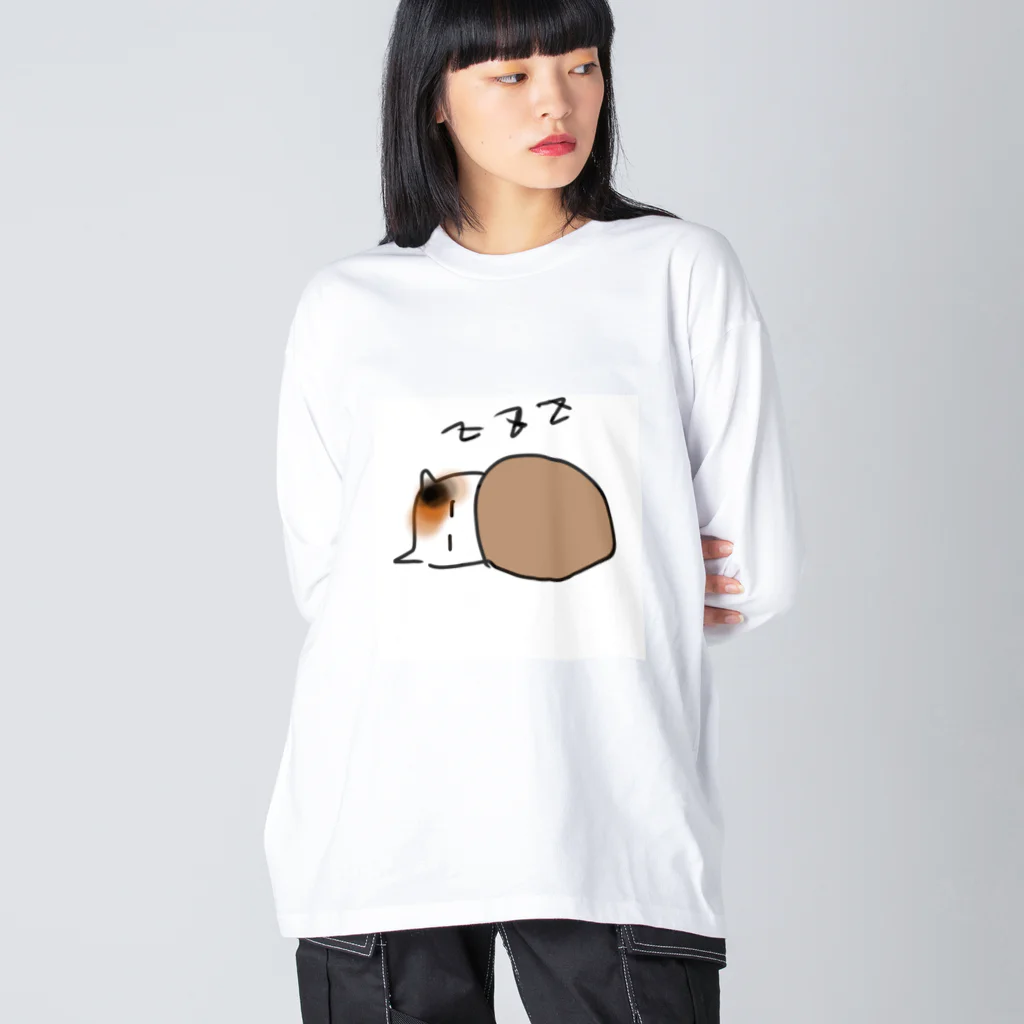 lunar eclipseのおやすみー(( _ _ ))..zzzZZ ビッグシルエットロングスリーブTシャツ