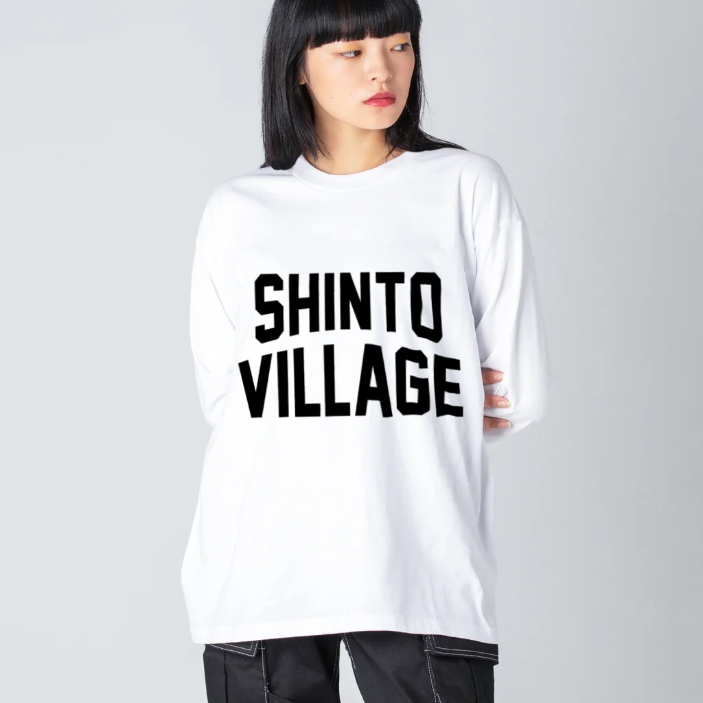 JIMOTOE Wear Local Japanの榛東村 SHINTO VILLAGE Big Long Sleeve T-Shirt