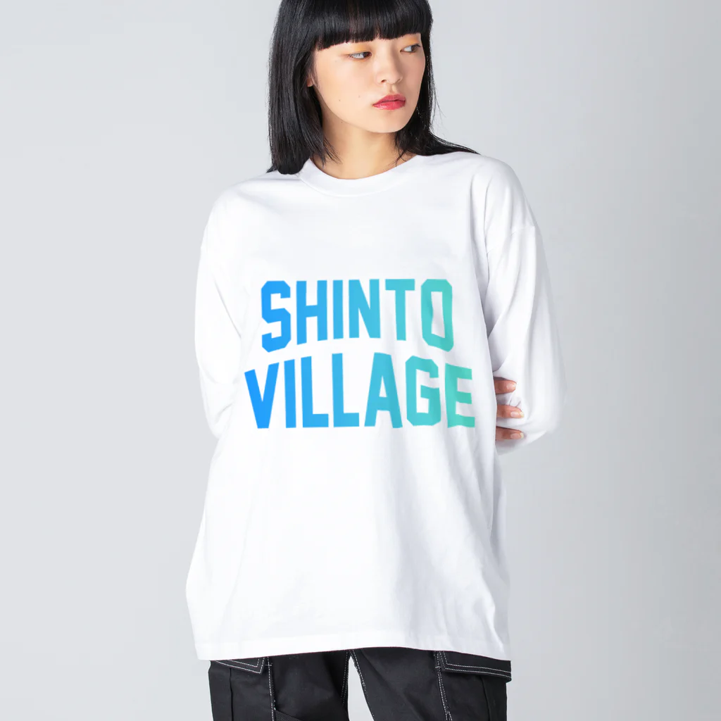 JIMOTOE Wear Local Japanの榛東村 SHINTO VILLAGE Big Long Sleeve T-Shirt
