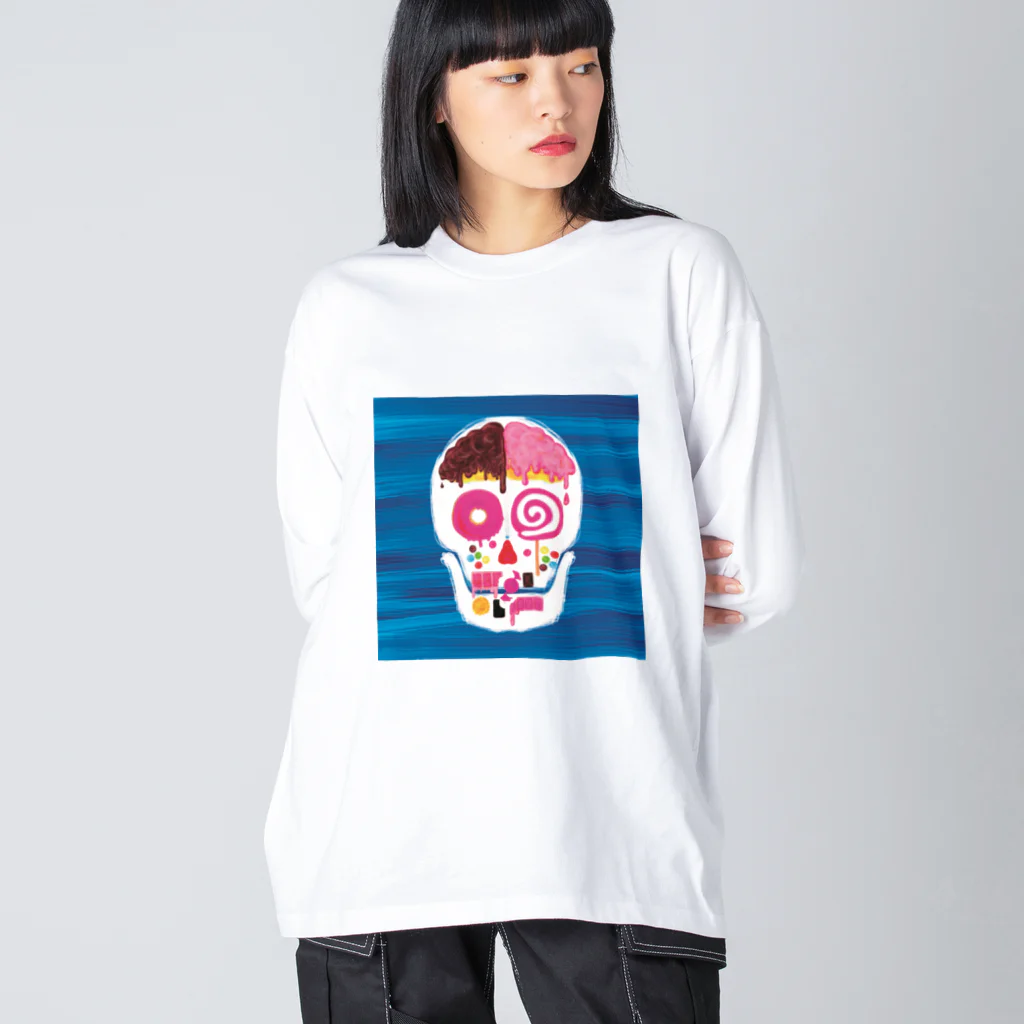 杜の魚の甘落 Big Long Sleeve T-Shirt