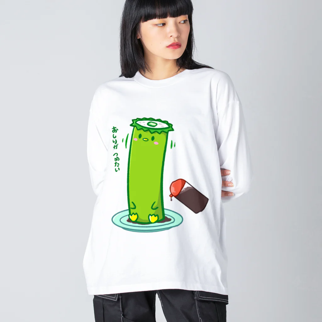 AINE RIUMのカッパ巻き ロンT Big Long Sleeve T-Shirt