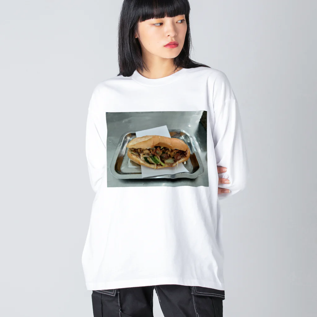 umai vietnamの旧市街で食べたバインミー ビッグシルエットロングスリーブTシャツ