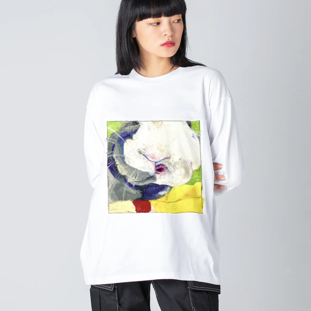 Rainy_Rainyのドアップうさぎ Big Long Sleeve T-Shirt