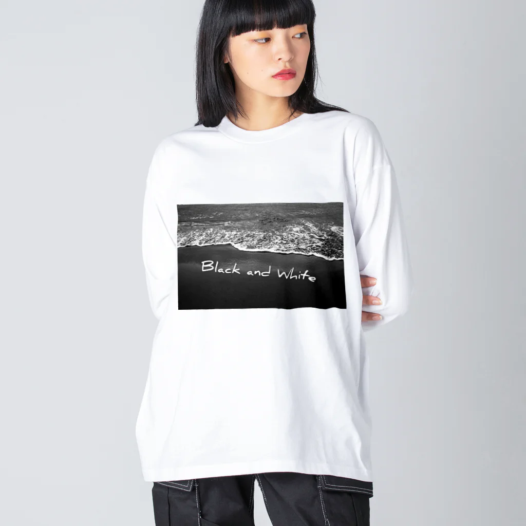 FILM CANERA FANのBeach ビッグシルエットロングスリーブTシャツ