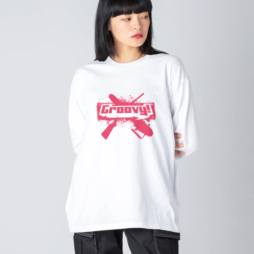 stereovisionのGroovy!(イカすぜ) Big Long Sleeve T-Shirt