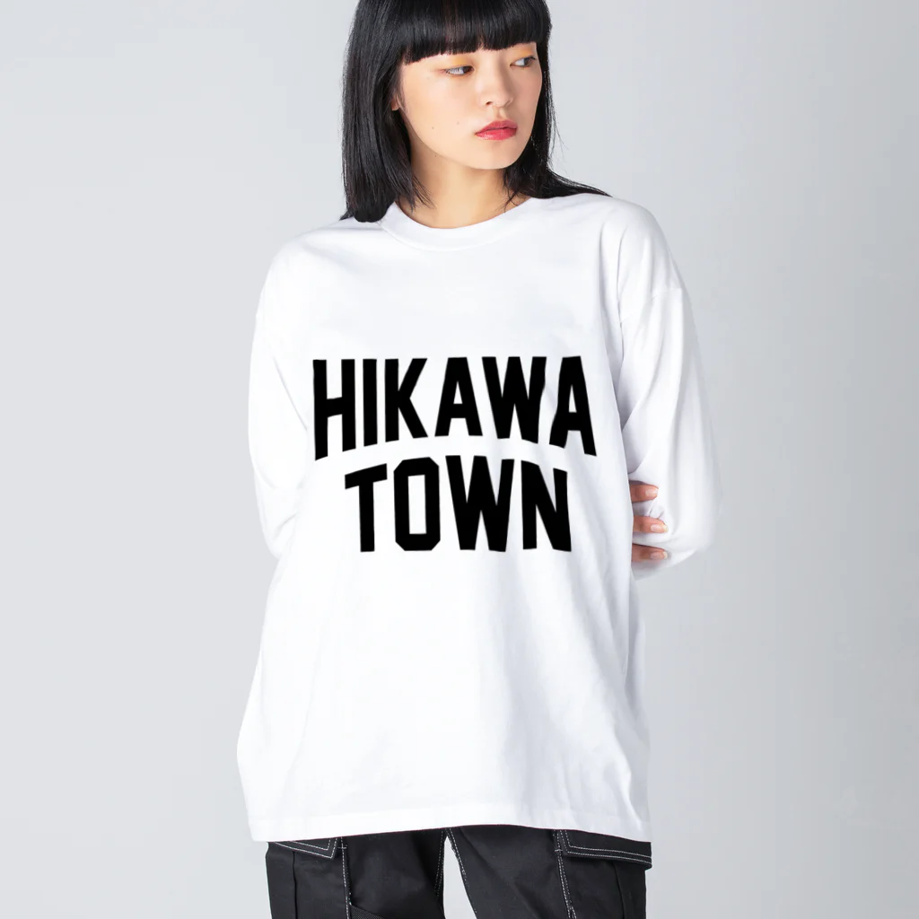 JIMOTOE Wear Local Japanの氷川町 HIKAWA TOWN ビッグシルエットロングスリーブTシャツ