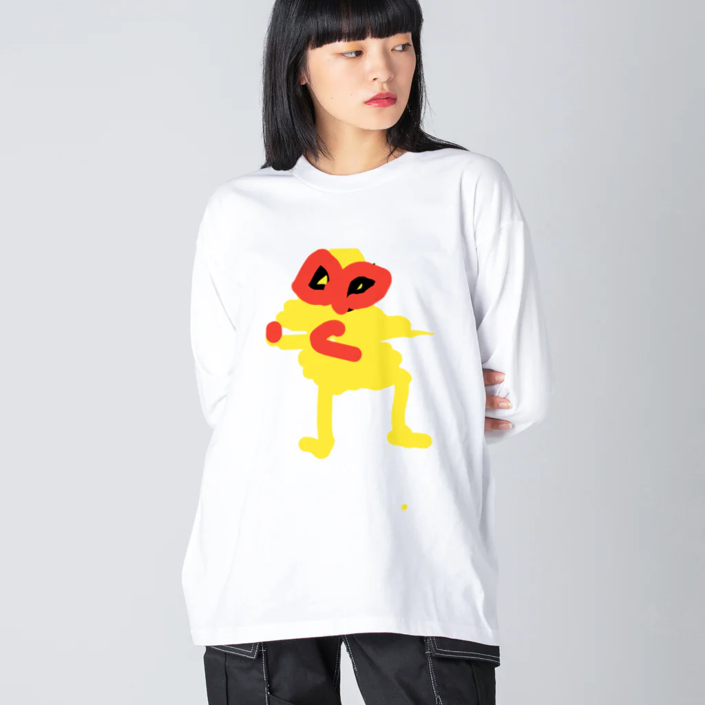 さくちゃんのおみせのぴちょかん ビッグシルエットロングスリーブTシャツ