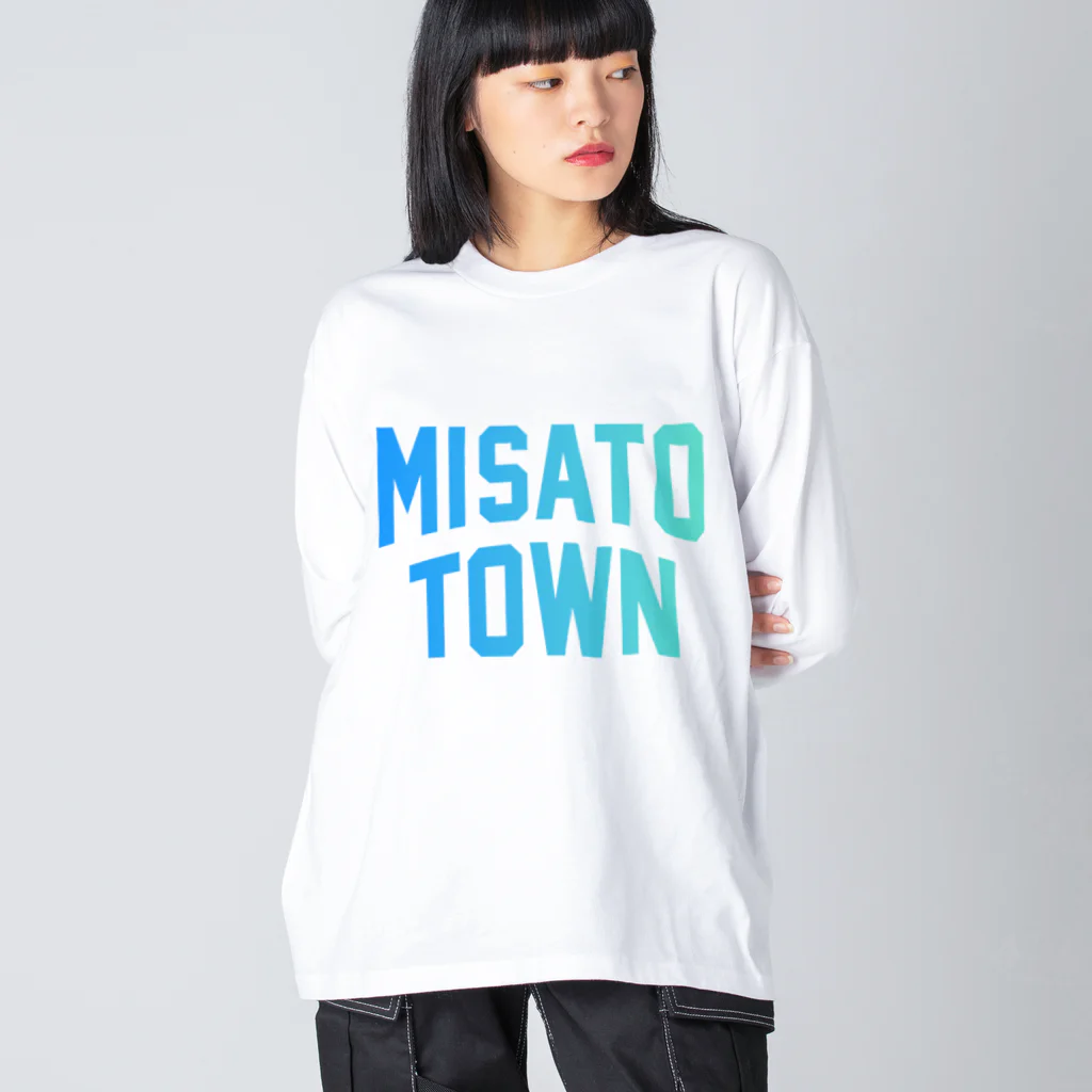 JIMOTOE Wear Local Japanの美里町 MISATO TOWN Big Long Sleeve T-Shirt