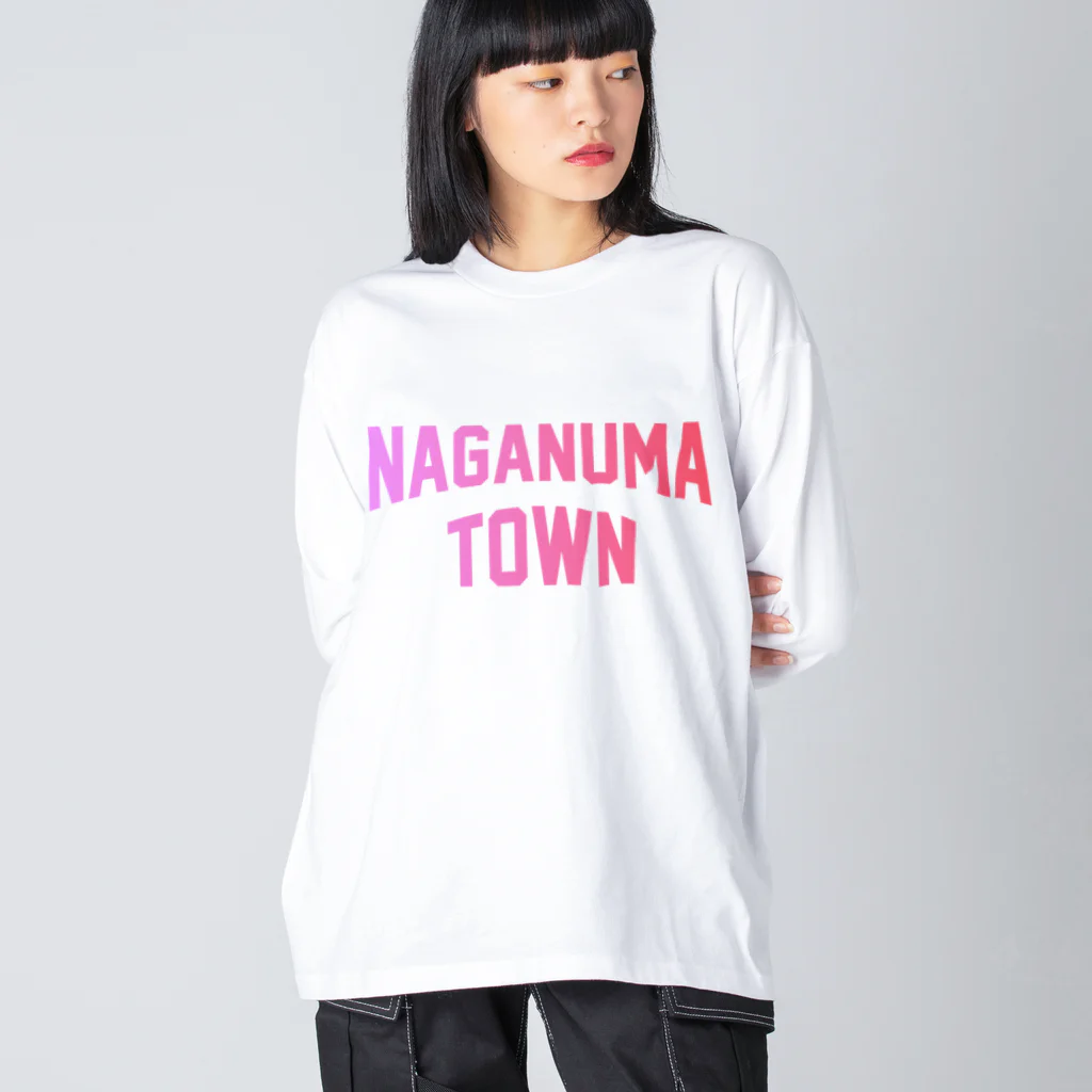JIMOTOE Wear Local Japanの長沼町 NAGANUMA TOWN Big Long Sleeve T-Shirt