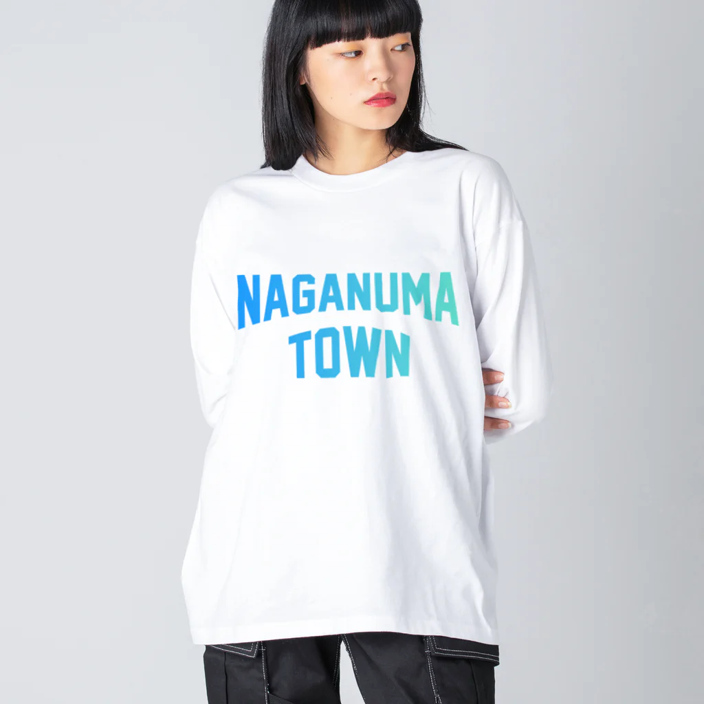 JIMOTOE Wear Local Japanの長沼町 NAGANUMA TOWN Big Long Sleeve T-Shirt
