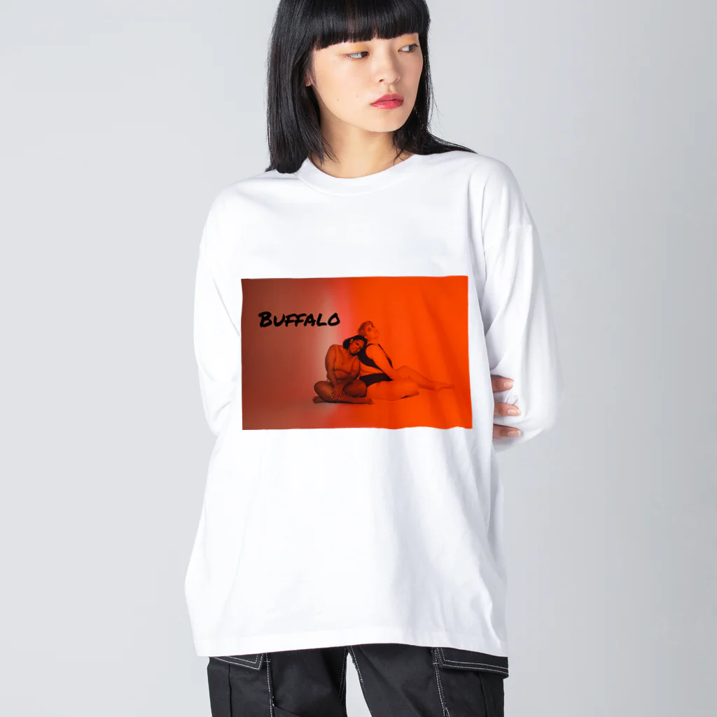 Ｔshirt_Buffaloの我慢しない生き方 Big Long Sleeve T-Shirt