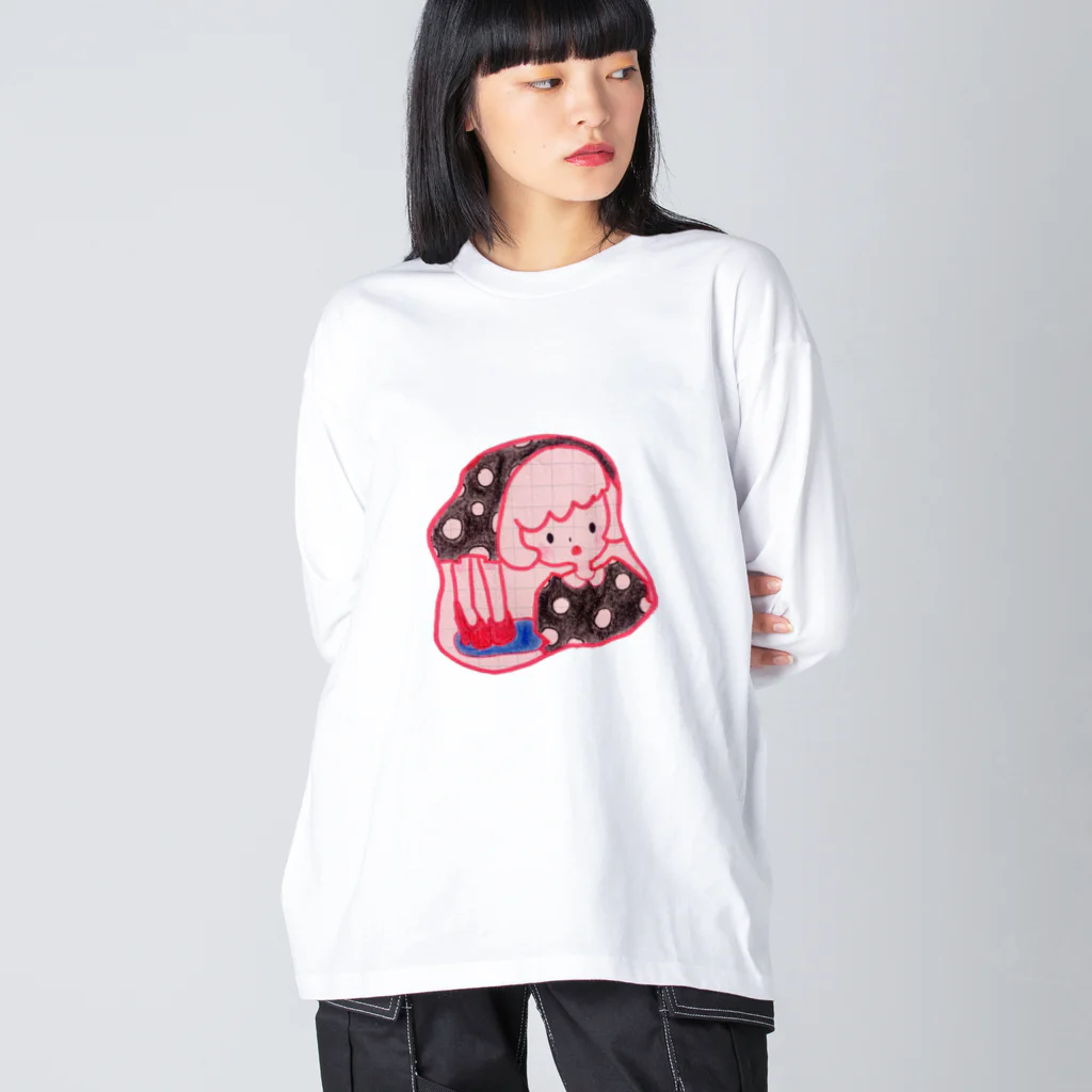 feee.co/フィー子(マーメイド)のダンスフロアに佇むモガ ビッグシルエットロングスリーブTシャツ