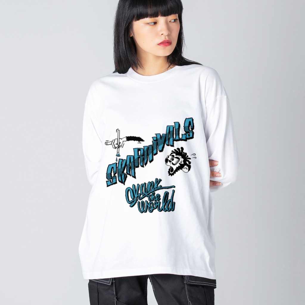 Skank The WorldのThe Skarnivals Big Long Sleeve T-Shirt