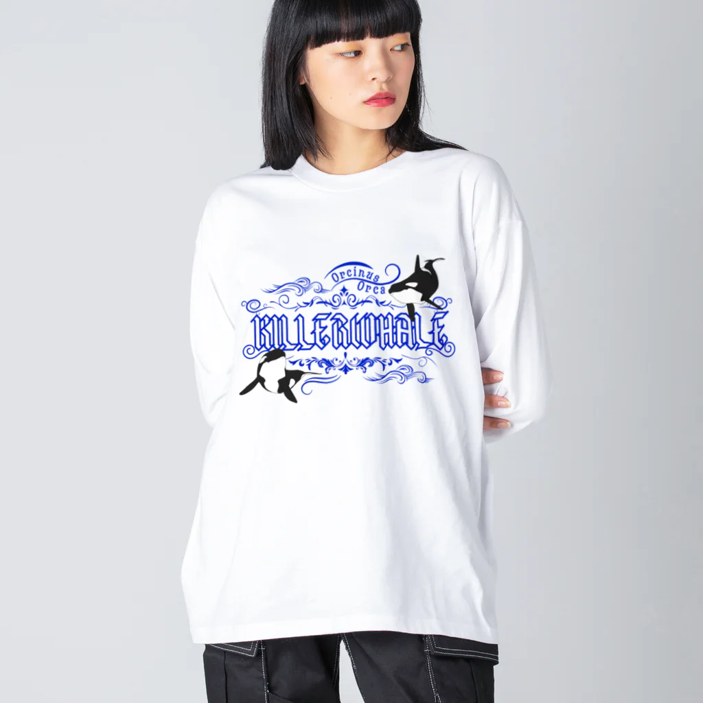 ショコラ★ルビーのシャチロゴ風2 Big Long Sleeve T-Shirt