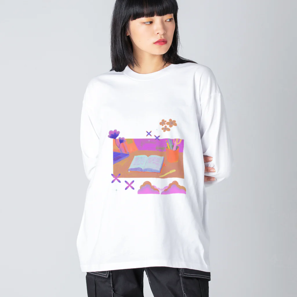 𝙈𝙊𝙈𝙊'𝙨 𝙎𝙝𝙤𝙥のemo_emo Big Long Sleeve T-Shirt