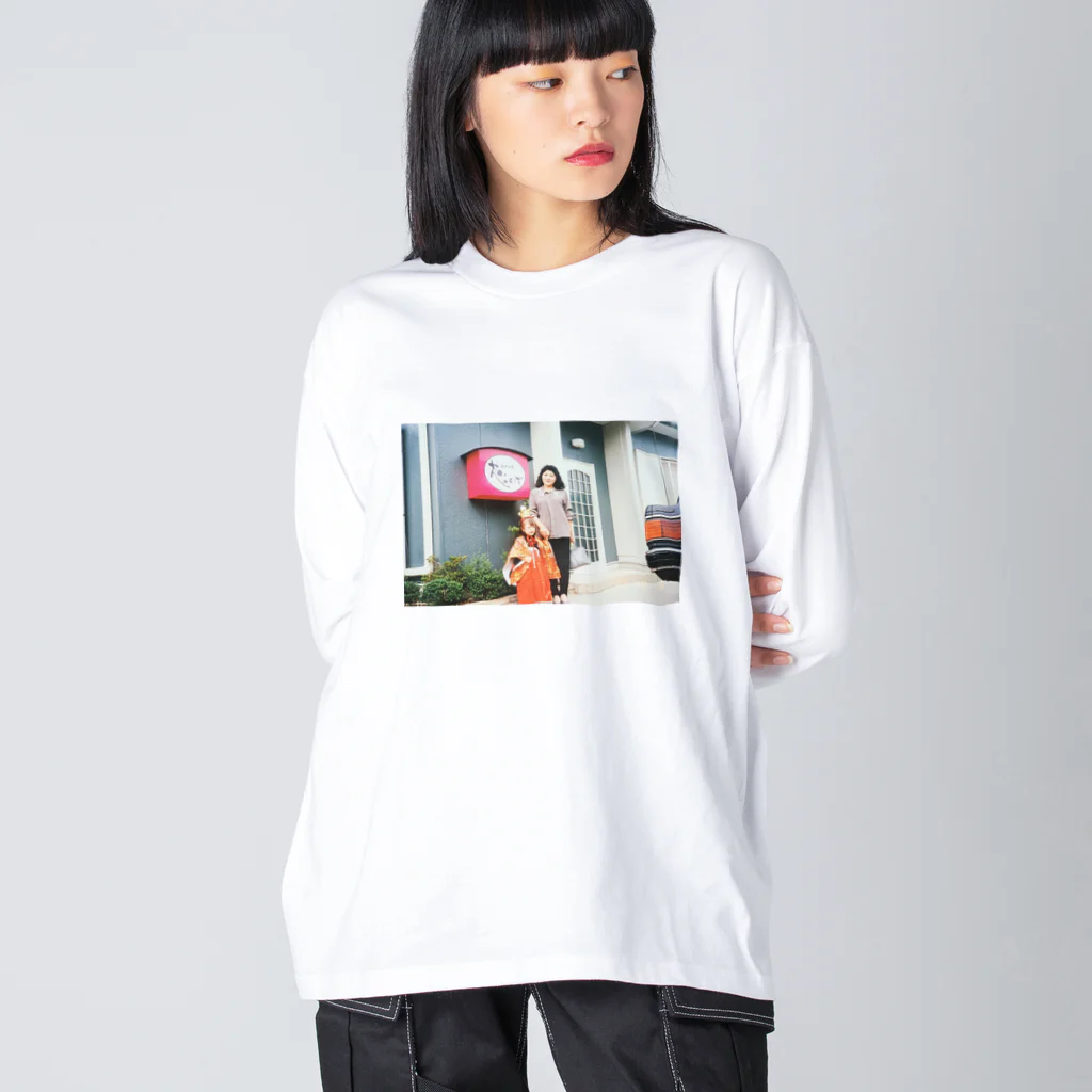 藤堂ごみのスナック花ことば前 Big Long Sleeve T-Shirt