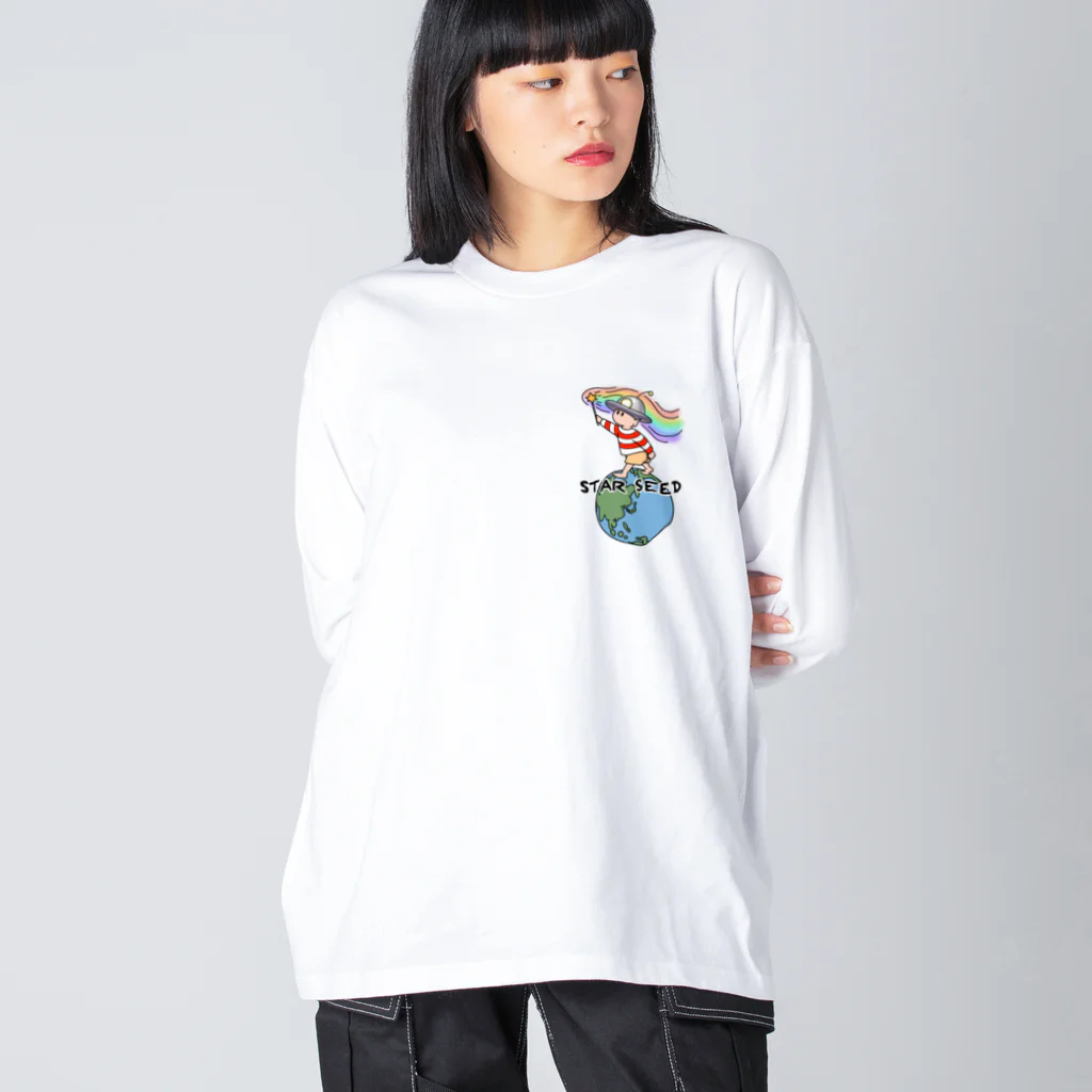 starseedのstarseed  ビッグシルエットロングスリーブTシャツ