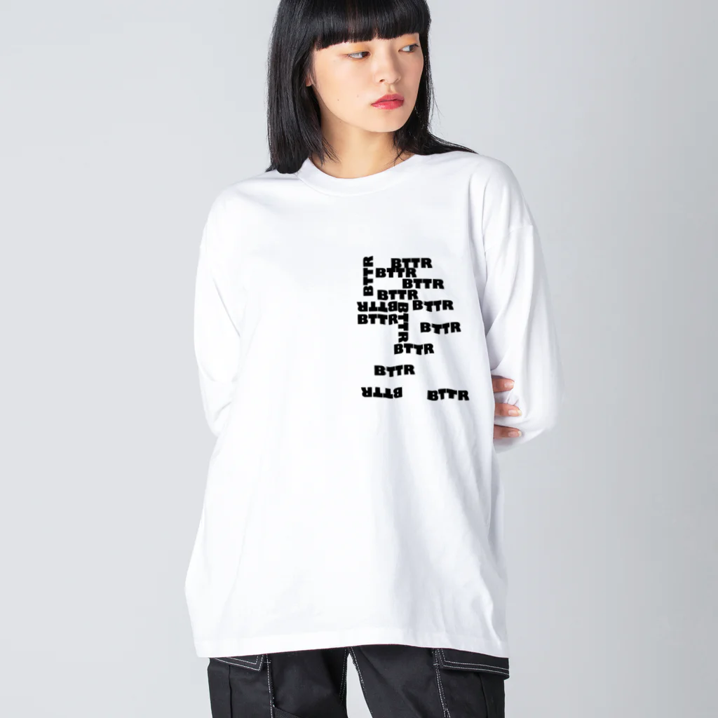 CHITOYAのほっかむりボストンテリア Big Long Sleeve T-Shirt