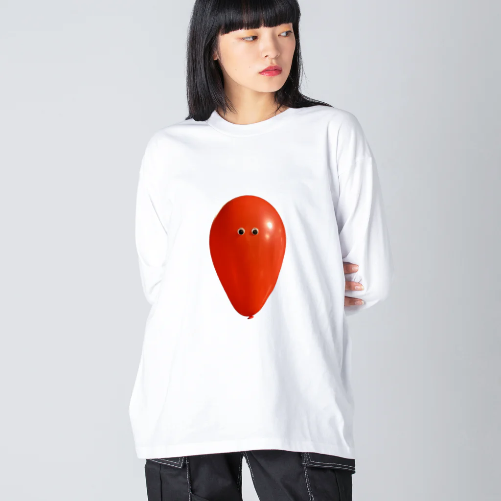 WakeUp!BalloonのRedBalloon Big Long Sleeve T-Shirt