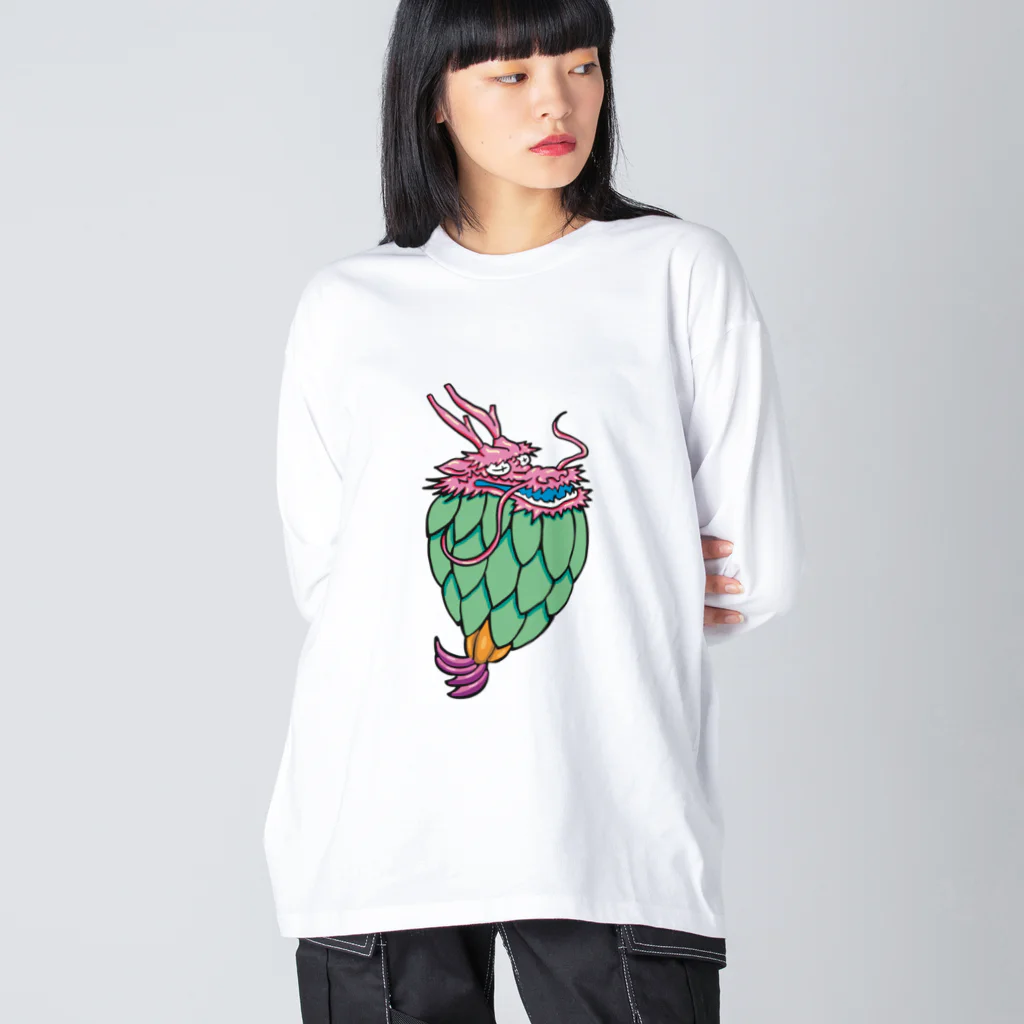 ヒロシオーバーダイブのドラゴンフルーツ Big Long Sleeve T-Shirt