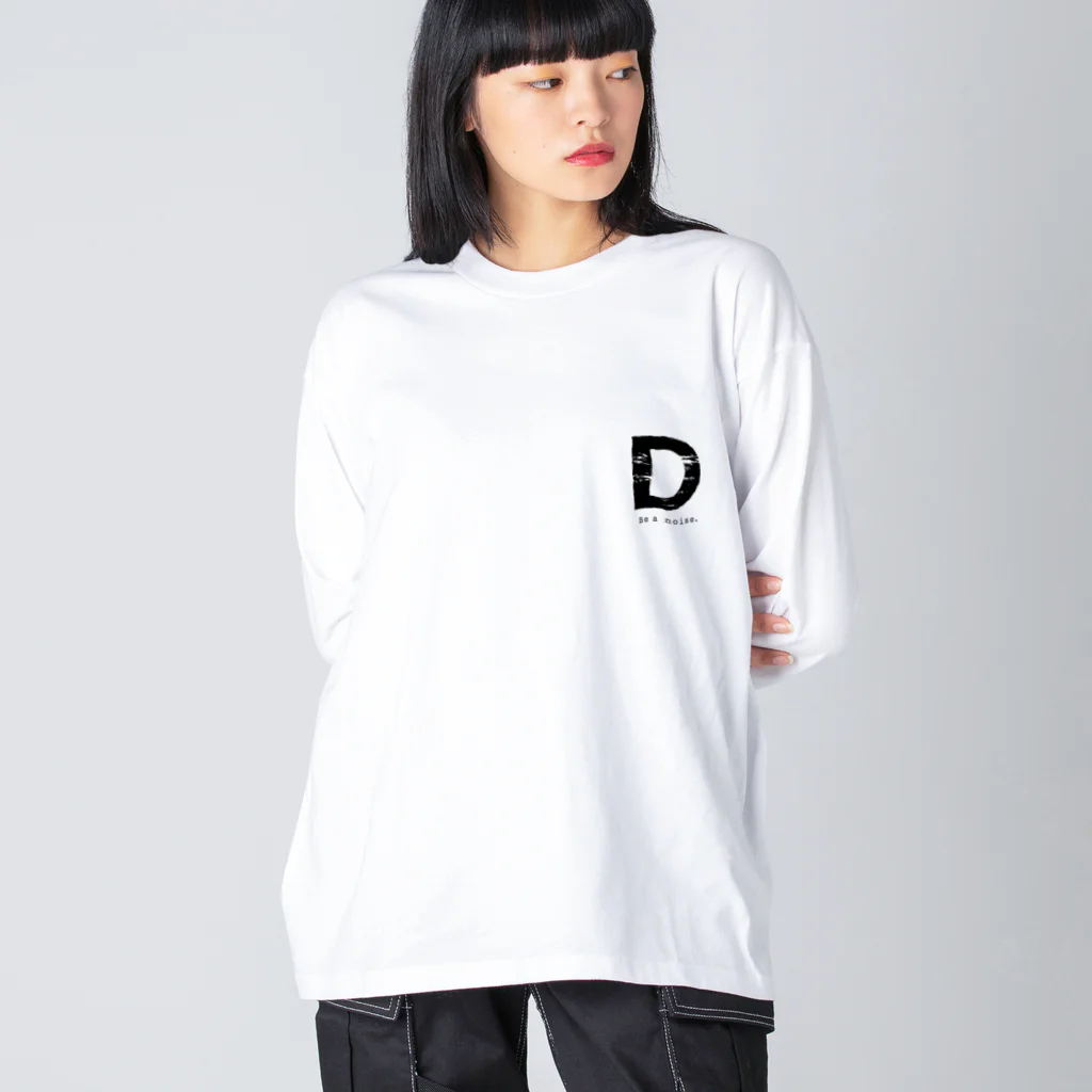 noisie_jpの【D】イニシャル × Be a noise. ビッグシルエットロングスリーブTシャツ