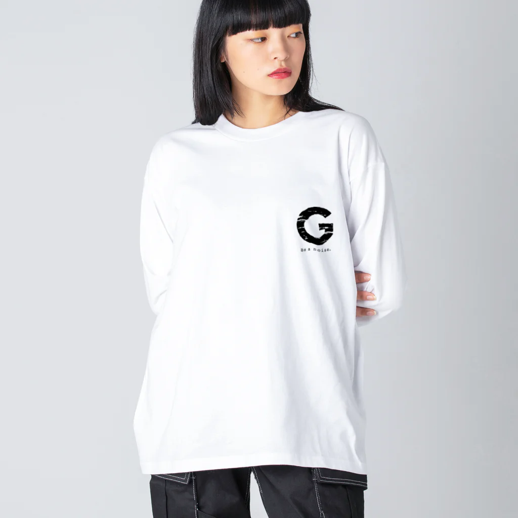 noisie_jpの【G】イニシャル × Be a noise. ビッグシルエットロングスリーブTシャツ