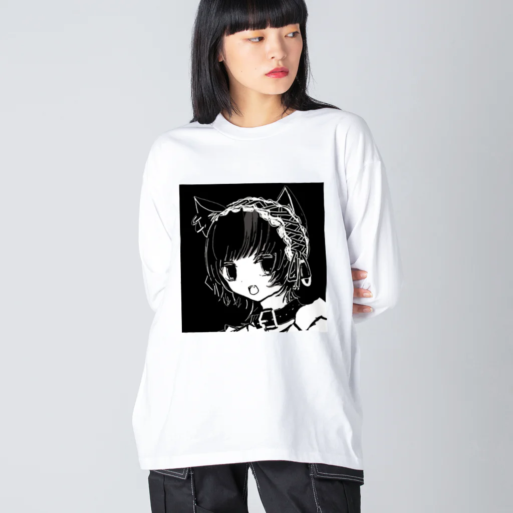 塩林檎のうるふメイドさん Big Long Sleeve T-Shirt