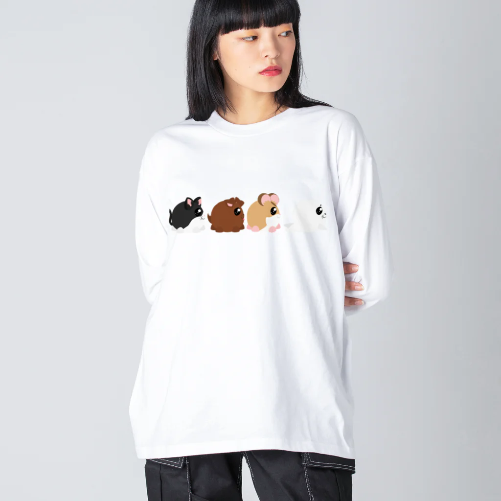 コロコロ ストアのコロコロ動物歩く Big Long Sleeve T-Shirt