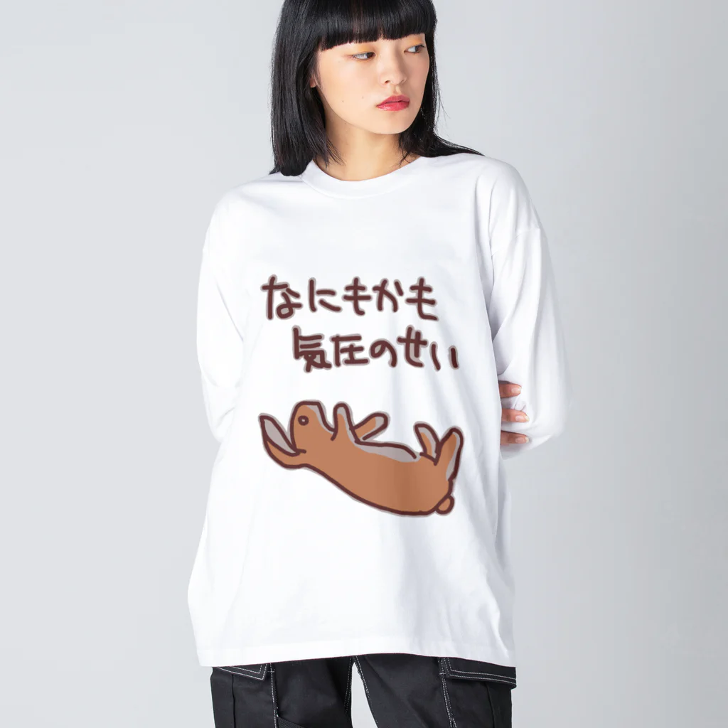 ミナミコアリクイ【のの】のなにもかも気圧のせい【うさぎ】 Big Long Sleeve T-Shirt