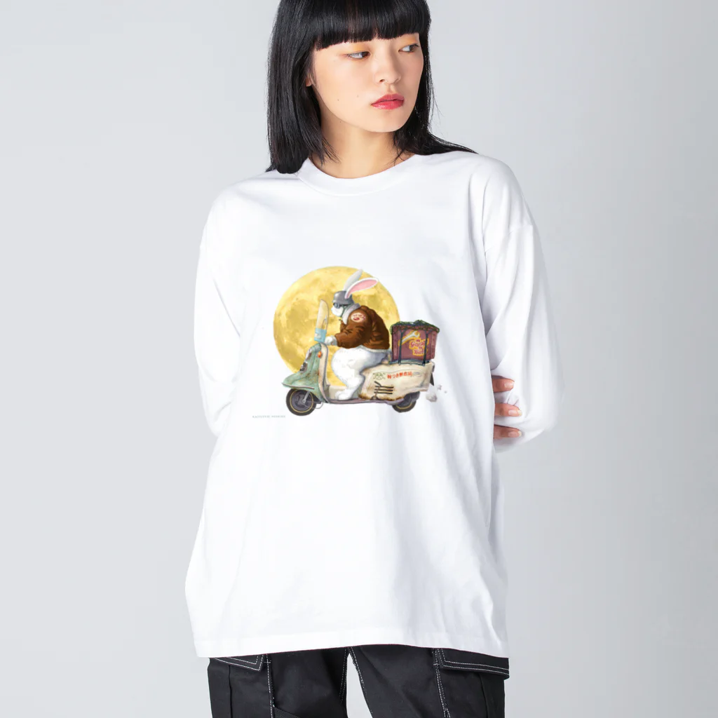 SKULL-2の２０２３ラビット Big Long Sleeve T-Shirt