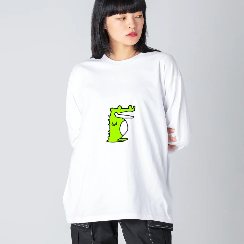 ワニ屋のエモいワニ屋さん Big Long Sleeve T-Shirt